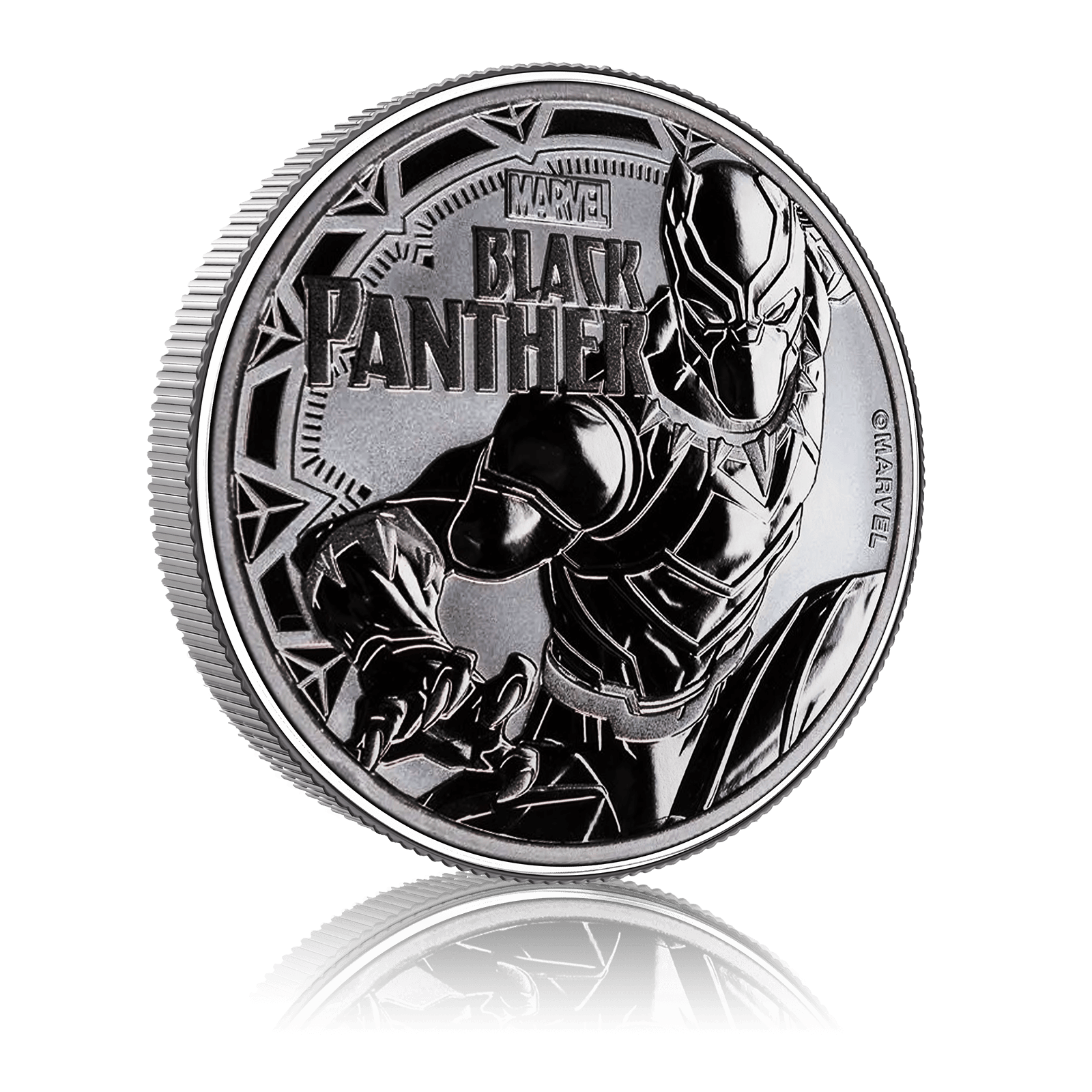 1oz Silver Marvel Series Black Panther (2018) 4